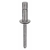 Blind Rivet,2.027 in L,0.25 in dia,PK10: Inch, 2 1/32 in Overall Lg, 9/16 in Body Lg, Dome, 10 PK (MPN MGLP-U8-6-PKT)