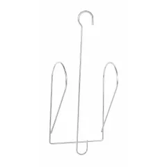 Coat and glove hanger accessory for organizing workwear in industrial or commercial settings. Dimensions: 17-5/8 in width, 4 in depth, 6 in height. Helps keep gloves and coats accessible and tidy in locker rooms, warehouses, or manufacturing areas.