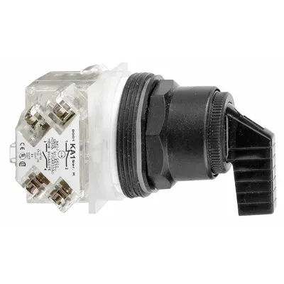SCHNEIDER Selector Switch: 30 mm Panel Mounting Size, 2 Positions, Extended Lever - Selector Switches