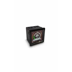 Multi-function digital panel meter with LCD touchscreen interface and RS-485 communication. Accuracy 0.1%. Display span 999,999 min to 999,999 max. Power supply 10 V – 24 V or 2.5 V – 24 V. Features internal removable terminal blocks. Suitable for flow measurement and other industrial process monitoring applications requiring precise digital readout.