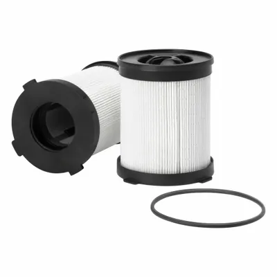 FLEETGUARD Fuel Filter with Water Separator: Cartridge, 5 1/16 in Overall Lg - Spin-On Fuel/Water Separators