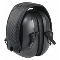 HOWARD LEIGHT BY PIP Earmuffs: Over-the-Head Earmuff, Passive, 24 dB NRR, Foldable, Foam, Black (MPN 1035102-VS)