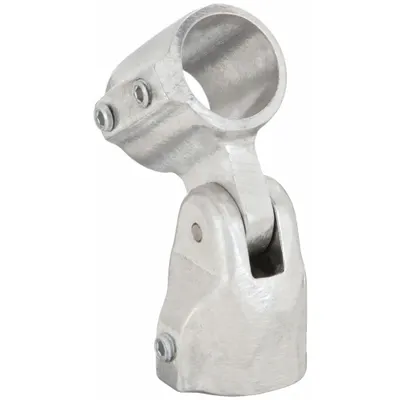 HOLLAENDER Structural Pipe Fitting: Adj Elbow/Tee, Elbow/Tee, 1 1/2 in For Pipe Size - Aluminum Crosses & Tees