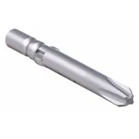 WERA Power Bit: Power Bit, Imperial, PH00 Bit Industry Size, Std, 2 1/2 in Overall Lg, Halfmoon (MPN 05135271001)