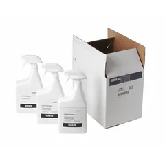 Set of three urinal cleaners for removing stains, odors, and buildup. Suitable for use in commercial and institutional restroom facilities.