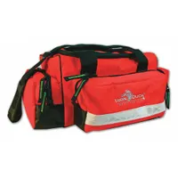 IRON DUCK Trauma Bag: 21 in L x 15 in W x 10 in H, Nylon, Orange, 11-20 in/30+ in (MPN 32499AT-OR)