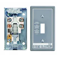 SQUARE D Manual Motor Starter: Non-Reversing, 2 Poles, 16 A, Thermal Protection, Toggle Switch (MPN 2510FG2)