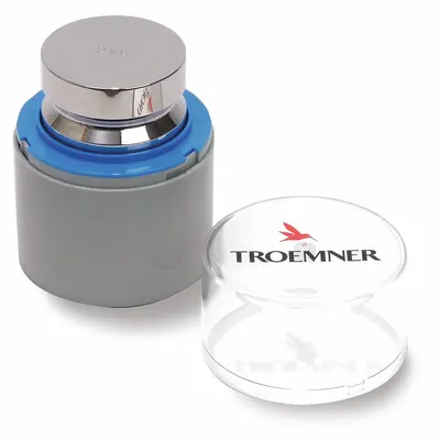 TROEMNER Calibration Weight: 2 kg Nominal Mass, Cylinder Calibration Wt, 1, No Certificate - Class 1 Calibration Weights