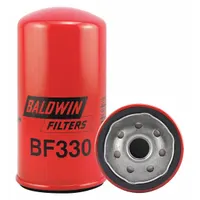 BALDWIN FILTERS Fuel Filter: Spin-On, 3 1/16 in Outside Dia, 3/4"-16 Thread Size, Cellulose, Komatsu (MPN BF330)