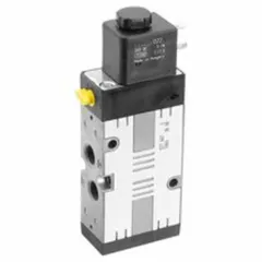 AVENTICS Solenoid Air Control Valve: Five-Way / Three-Position, Female 1/4 in NPT, 1/4 in NPT, Spool (MPN R432016584). Key specifications — attr1078830: Die Cast Zinc; attr1078874: Solenoid Return; attr1078854: Normally Open/Normally Closed.