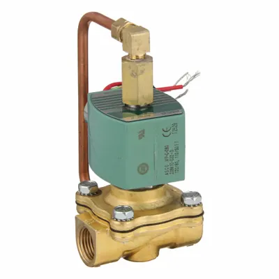 REDHAT Solenoid Valve: 2-Way, Normally Open, 1/2 in Pipe Size, 110V AC/120V AC - 2-Way/2-Position, Normally Open Solenoid Valves