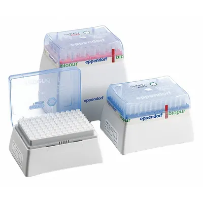 EPPENDORF Pipettor Tip: Non-Sterile, 20 ul Capacity, Preconfigured Rack, No Filter - Non-Strerile Pipette Tips