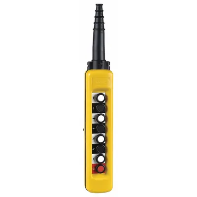 SCHNEIDER Pendant Control Station: (8) Push Buttons, 8NO/8NC, NEMA 4/4X - Push-Button Pendants