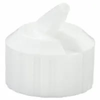 Cap: 28 mm Dia, White, Polyethylene, Unlined, 28-400 mm Screw Closure Size, 12 Closures Included (MPN CAP-06048G)
