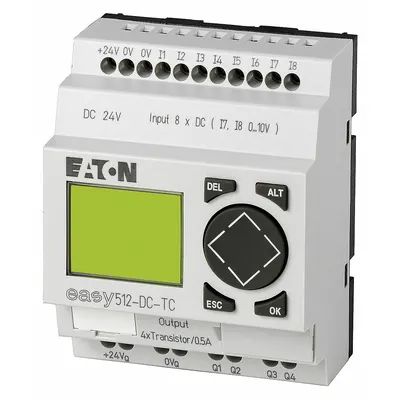 EATON Control Relay: (8) Digital, (4) Transistor - Eaton Easy E4 Smart Relays