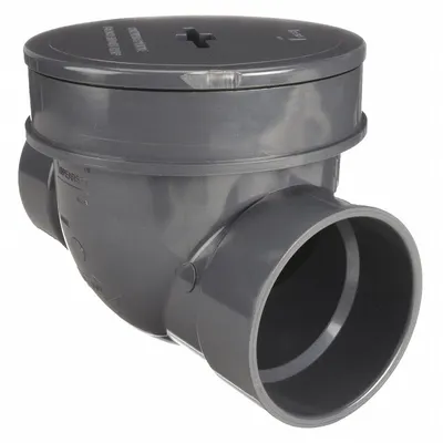 SPEARS Backwater Valve: 4 in Pipe Size, Socket, PVC, PVC - Backwater Valves