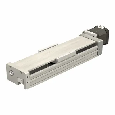 PBC LINEAR Compact Linear Actuator: 10 mm Lead Screw, 10 mm Lead, 10 mm Max. Stroke - PBC Linear Compact Series Profile Rail Systems