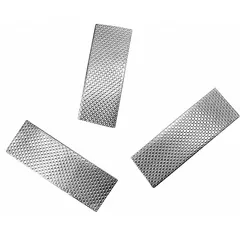 Silver acrylic tape strip, 1/2 in x 4 in, 4 mil thick, rated 600 V. Used for EMI/RFI shielding, grounding, and static discharge in electronic and electrical equipment.