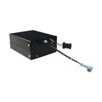 MAGLINER Battery Box: Plastic/Steel, Black, Battery Box Assembly - Motorized Hopper Cart, 440002