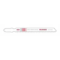 MILWAUKEE Jigsaw Blade: 8, 4 in Blade Lg, Bi-Metal, Bi-Metal, T Shank, Thick Metal, 5 Pieces, 5 PK (MPN 48-42-5850)