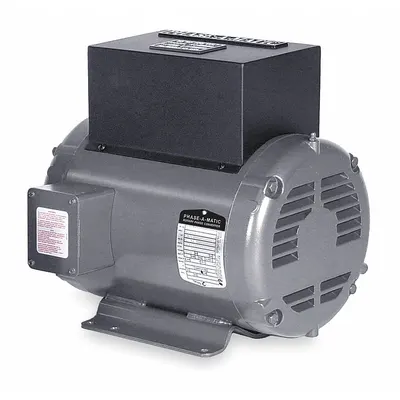 PHASE-A-MATIC Phase Converter: Rotary, Single, Three, 460V AC - Phase Converters