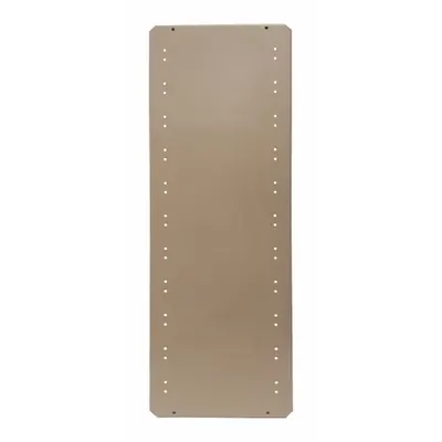EQUIPTO Shelf: 36 in Overall Wd, 24 in Overall Dp, Solid Shelf, 18 ga, Gray - Solid Steel Shelves for Standard Metal Shelving