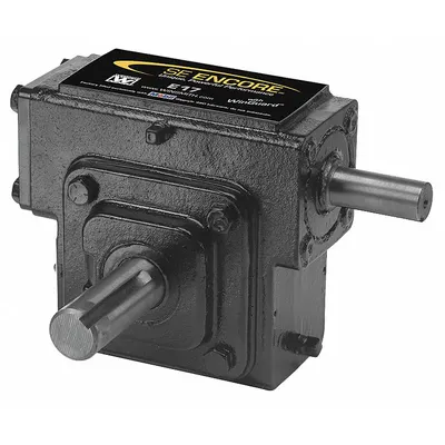 WINSMITH Speed Reducer: 60:1, 29 RPM, 0.75 hp Input Max, 1268 in-lb Output Max, Round - Indirect-Drive Right-Angle Speed Reducers