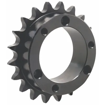 TRITAN Bushed Roller Chain Sprocket: For 80 Chain, 14 Teeth, 4.494 in Pitch Dia - Size 80 Bushed-Bore Roller Chain Sprockets