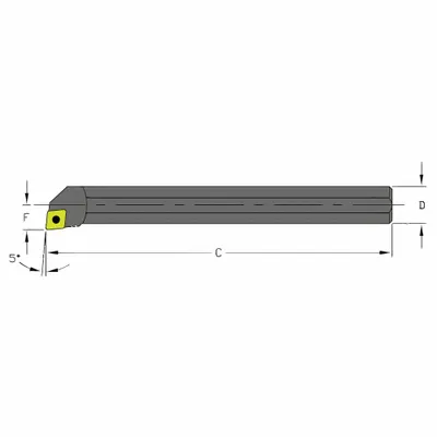 ULTRA-DEX USA Indexable Boring Bar: A05G SCLPR1.8-219 (MPN 957-000-011) - Indexable Boring Bars