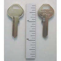 Key Blank: Compatible with Master Locks, Key ID # M4, Brass, Nickel Plated (MPN 1092V-M4)