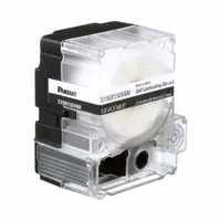 Vinyl wraparound label roll cartridge with white matte finish. Designed for wire gauges 10 AWG to 6 AWG. Compatible with MP300 printer series. Used for identifying wires in industrial wiring, panel building, and electrical maintenance