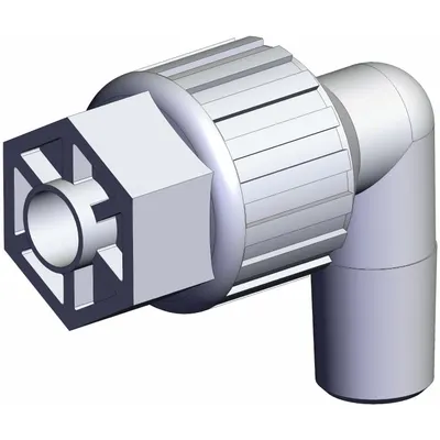 SMC LQ3L2A-MN PFA Compression Tube Fitting, 1/8 in NPT x 1/4 in OD - PFA Compression Tube Fittings