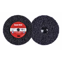 This 4-inch diameter disc uses silicon carbide abrasive in an extra-coarse XO-ZR grade to remove coatings such as paint, rust, and surface contaminants from thin-gauge metals. The non-woven construction minimizes the risk of damaging the base material during surface preparation. Suitable for cleaning and stripping applications in metalworking