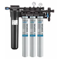 PENTAIR/EVERPURE Water Filtration System: 0.5 micron, 5 gpm, 29 1/2 in Overall Ht (MPN EV932523-75)