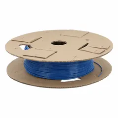 This PARKER polyurethane tubing has a 1/16 in inner diameter and 1/8 in outer diameter, supplied in a 500 ft blue coil. With a Shore A 90 to 95 hardness and a maximum operating pressure of 250 psi at 180°F, it is suited for pneumatic control lines, instrumentation, and fluid transfer in industrial automation and packaging systems.