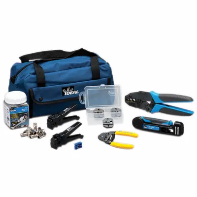 IDEAL Communications Tool Kit: 8 Total Pcs, Cutting Tools/Electrical and Telecom Tools - Communications Tool Sets