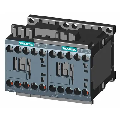 Siemens Magnetic Contactor: Reversing, 3 Poles, 3NO Contacts, 16 A - Reversing IEC Contactors