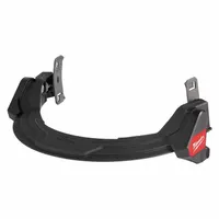 MILWAUKEE Face Shield Frame: Slotted Attachment Type, ABS Plastic/Polycarbonate, Black (MPN 48-73-1448)