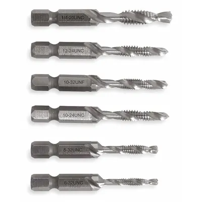 GREENLEE Drill, Tap - Drill Tap/Countersink Sets