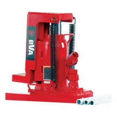 Manual handle operated mechanical toe jack with 10 ton load capacity. Steel body construction. Designed for lifting machinery and equipment in low-clearance or confined spaces where standard jacks cannot be positioned.