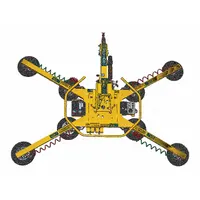 WOOD'S POWR-GRIP Vacuum Lifter: 1,400 lb Max Load Capacity, Glass, Flat/Smooth, Battery, 8 Pads (MPN MRTA811LDC3)