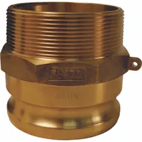 Cam and Groove Adapter: 1/2 in Coupling Size, 1/2 in Hose Fitting Size, 1/2 in -14 Thread Size, MNPT (MPN G50-F-BR)