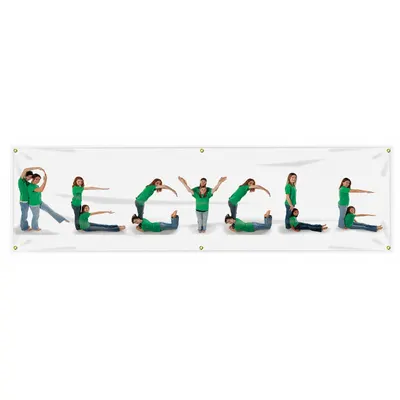 ACCUFORM Recycle Banner, Poly Sheeting, 28 in x 96 in, Indoor/Outdoor, MBR703 - Recycle Banners