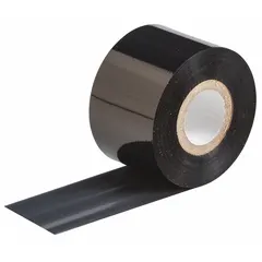 Black resin R6000 ribbon for single-color printing. Smear-resistant and RoHS compliant. Compatible with A5500 printer series. Suitable for industrial labeling applications requiring durable, legible prints.
