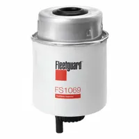 Spin-on fuel/water separator with 15 3/8 in overall length. Designed for use in Blue Bird, Fogo, and JCB applications. Removes water and contaminants from diesel fuel to protect fuel injection systems