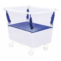 ROYAL BASKET TRUCKS Cube Truck Spring Lift Kit: G10-BBX-PSN, 31 1/2 in x 19 in x 5/8 in, Blue
