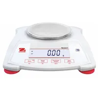 OHAUS Compact Bench Scale: 220 g Capacity, 0.01 g Readability, Carat/Custom/g/oz/pwt, ABS (MPN SPX222)