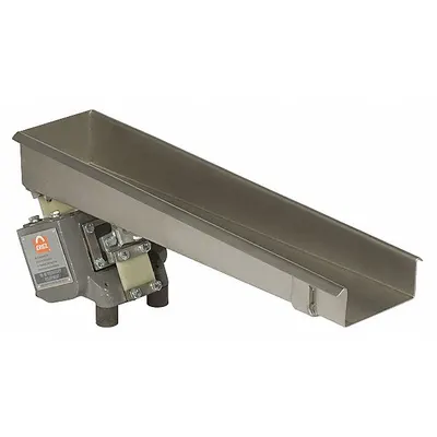 ERIEZ Vibratory Feeder: 4,000 lb/hr Feed Rate, 5 1/2 in Discharge Ht, 20 in Trough Lg - Vibratory Feeders