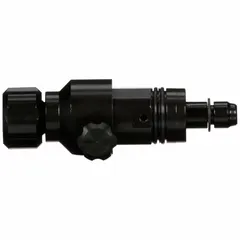 Adapter for connecting spray guns to 3M PPS series cup systems. Enables paint delivery from cup to gun. Used in industrial painting applications.