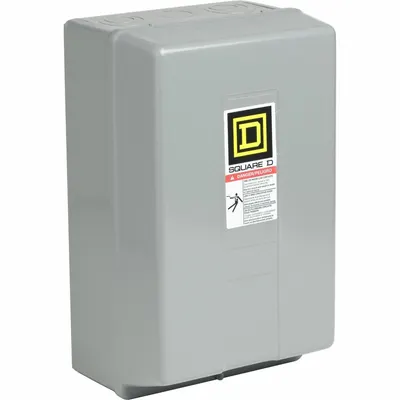 SQUARE D Enclosure: Steel, 9 in x 7 in x 6 in, NEMA 1, Solid Cover, Screw On - Steel Indoor Enclosures with Screw-On Covers